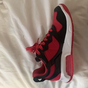 Jordan’s, women’s, black white and red